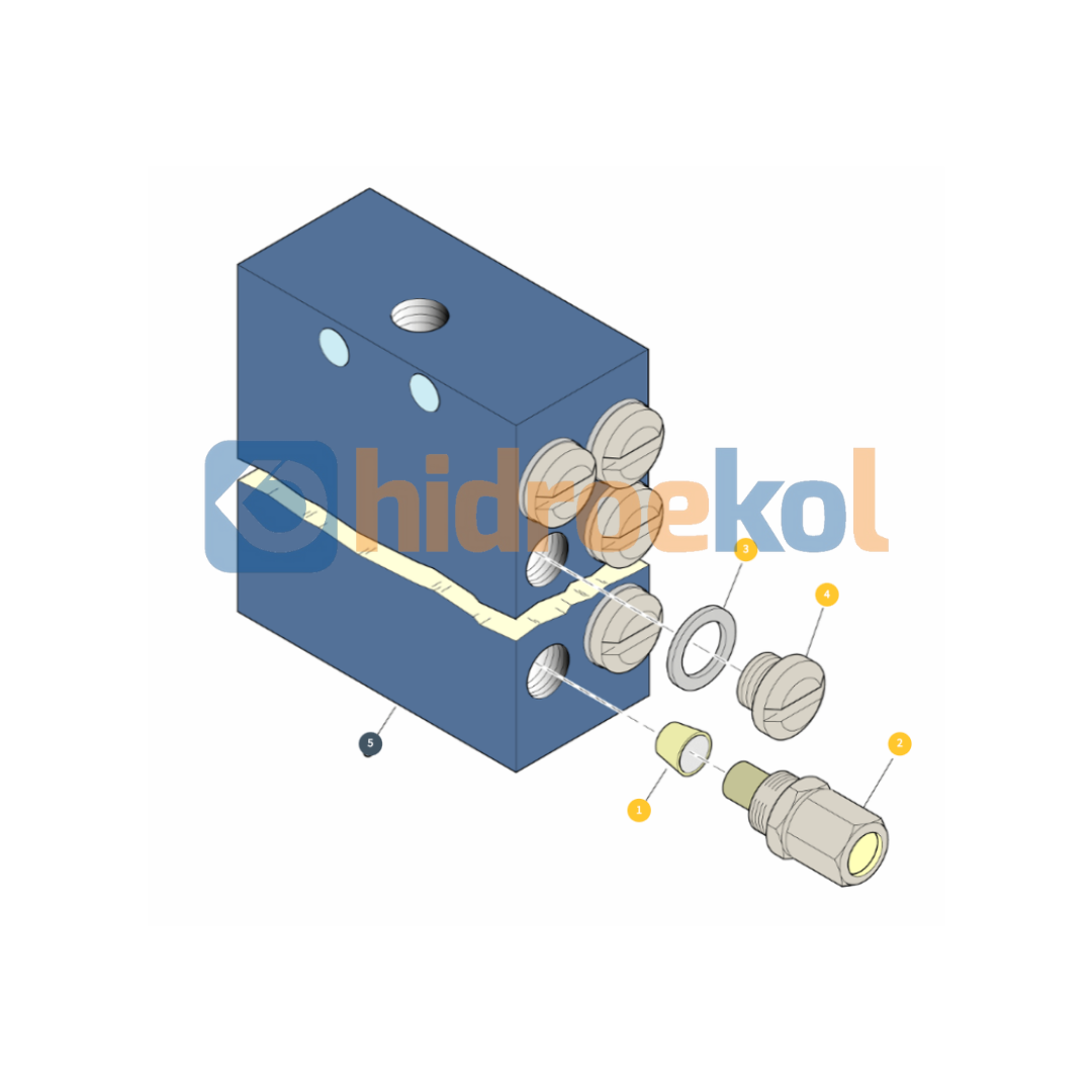 Epiroc-5112216380 Hidrolik Valf (Epiroc)-
